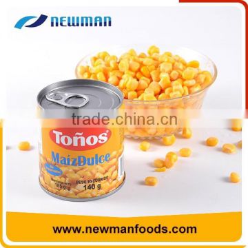 Non GMO Canned sweet corn kernel 671#