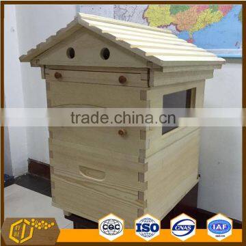 Beekeeping tools honey flowing Fir wood bee hive for sale