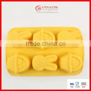 SA8000/FDA/LFGB Attractive specialty silicone snowflake cake mould