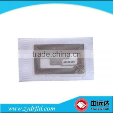 ISO 14443A RFID Wet Inlay for product authentication