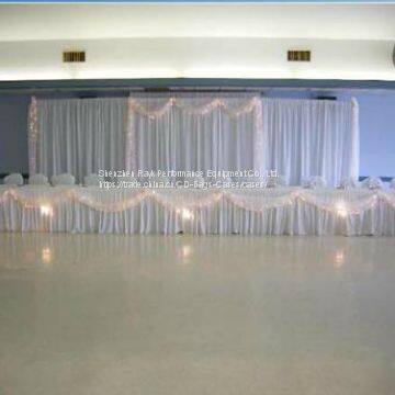 White Chiffon Wedding Backdrop Stand for Sale (RK-TS610)