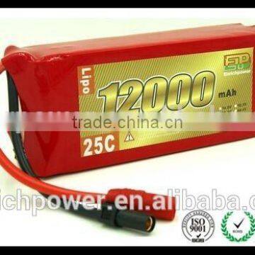 16000mAh 22.2V 15C 6S1P Multirotor UAV RC Lipo Battery Pack photo-4