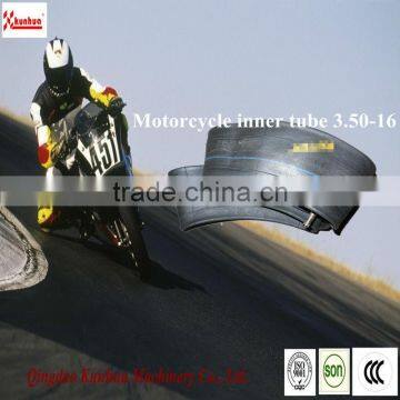 China qingdao kunhua hot sale natural rubber motorcycle inner tube 3.50-16 factory price