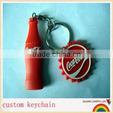 Double-sided Soft PVC Keychain,Rubber Keychain