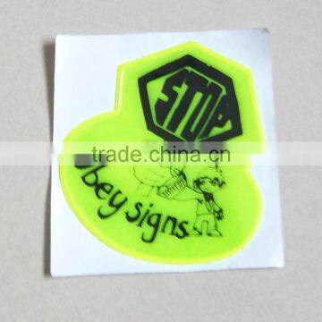 Fluorescent Yellow Reflective Sticker photo-2