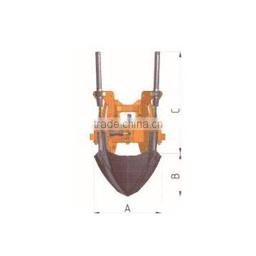 skid loader tree spade