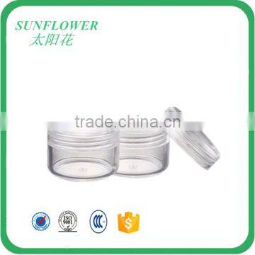 Plastic Cosmetic Package 5g Cream Bottle