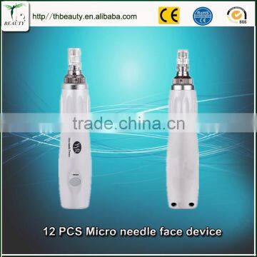 2017 Factory Charging electric derma pen micro instrument nanometer microneedles Beauty Household electric equipment