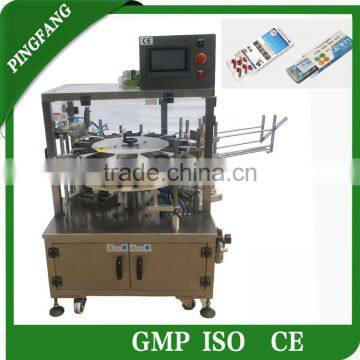 Semi Automatic Vertical Cartoning Machine, Rotating Cartoning Machine