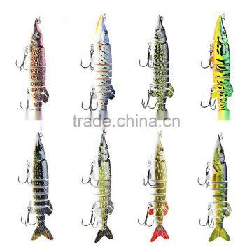 8Colors12.5cm Outdoor Fishing Lures Crank Bait With 2 Hook ABS Verisimilar Hard Bait Simulation Fishing Tackle Artificial Bait photo-6