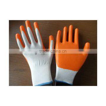 Latex Rubber Coated Palm Working Labor Gloves