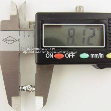 Silver Fish Spacer Beads , Animal Shape Jewelry DIY Beads photo-4