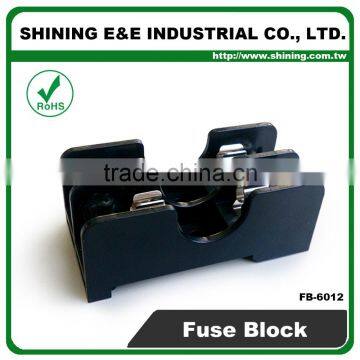 FB-6012 600V 15 Amp 2 Pole Rail Mounted 6x30 Midget Fuse Holder photo-3