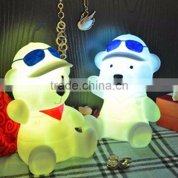 small LED plug night light baby kids base color sensor pet night light