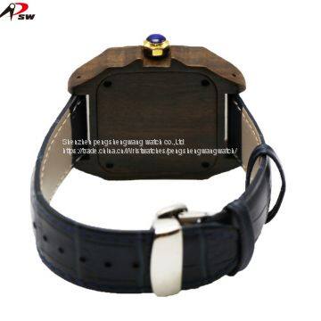 Customized Men Brand Your Own Watches Wood Watch With Stainless Steel photo-5