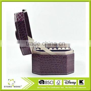 Custom Made Higher Quality Faux Brown Jewelry Box Making Supplies photo-3