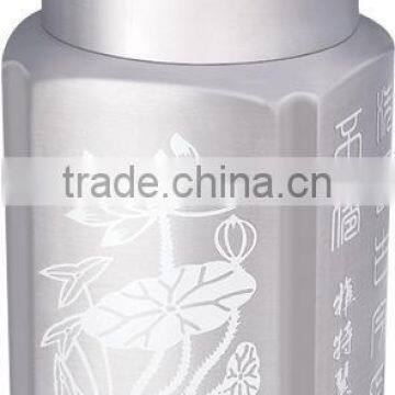 500g double wall stainless steel tea canisters,airtight storage canister,airtight storage container