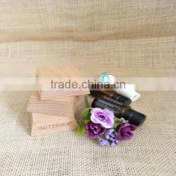 Stable Custom Painted Trapezoidal Beech Wood Display Stand Base for Essential Oil Bottles Customized Wood Trophy Base photo-6