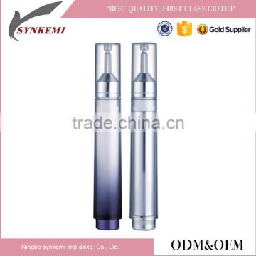 Cosmetic syringe airless bottle for eye cream