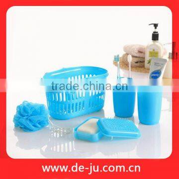 Round PP Basket Cleaning Red Bathroom Accessory photo-2