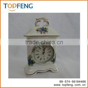 Vintage Table Clock/Porcelain Table Clock photo-3