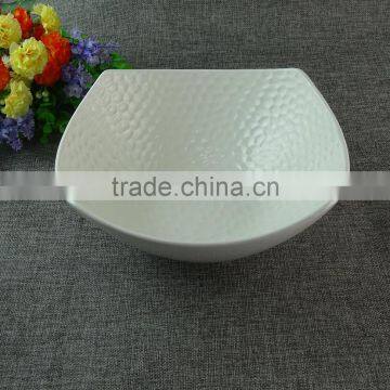 Cheap China Supplier Wholesale Porcelain Salad Bowl, White Fruit Porcelain Big Bowls in Stock photo-2