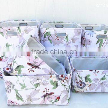 Set of 6 Fashion Cloth Storage Basket With Beauriful Design photo-3