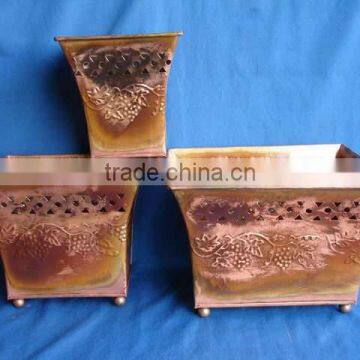 Metal Planter Set of 3