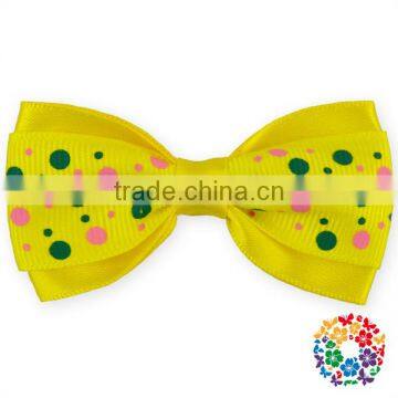 2015 New Design Children Boutique Hair Accessories Hair Bows Grosgrain Ribbon Bows Hair Clip Wholesale Hairclips to Children photo-2