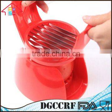 Portable Tomato Mozzarella Slicer Cutter Potato Salad Fruits With Stainless Steel Blade photo-4