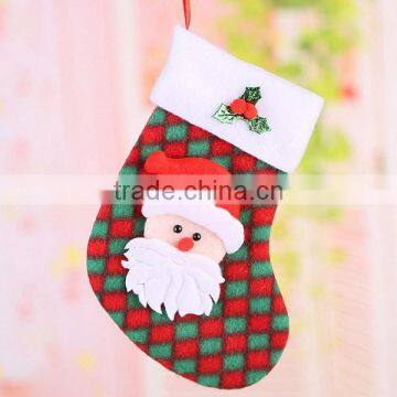 Best Selling Products Personalized Set of 4 Polyester Sock Wool Felted Animal Head Christmas Stocking for Holiday Tree Decor photo-4