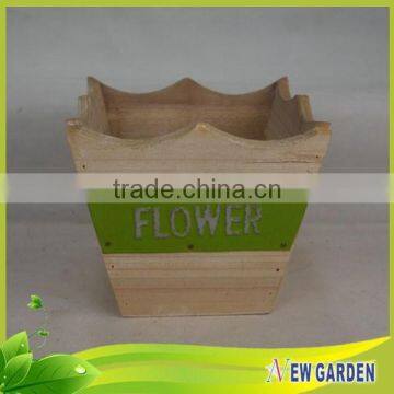 Multi-function Wood Flower Basket,Custom Recycled Plant Pot photo-4