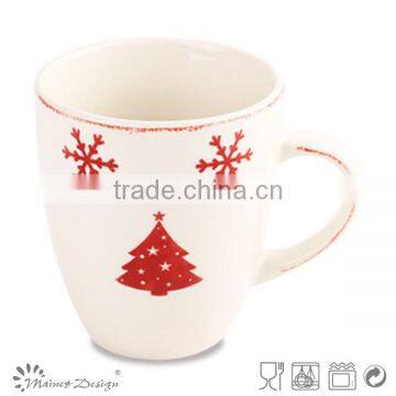 Two Tone Porcelain Mug Porcelain Mug Christmas Design photo-2