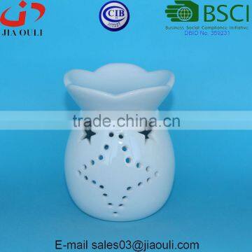 Popular sales white Essential Oil Ceramic Burner Aroma Diffuser