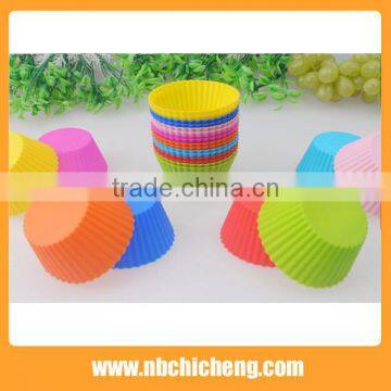 Silicone Baking Cup Muffin Cupcake Mold Muffin Cups Cake Baking Molds photo-2