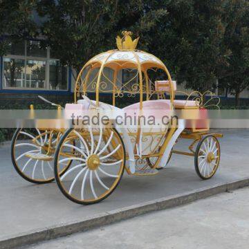 Wedding horse carriage for sale wedding lighted cinderella carriage(BG11-M076)