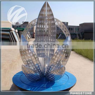 New hot art decoration garden landscape stainless steel sculpture