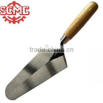 wooden handle carbon steel blade bricklaying trowels