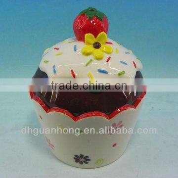 Children's Coin Banks with strawberry