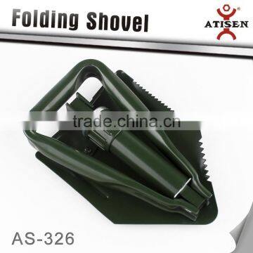 Steel FOLDING SHOVEL & PICK Case Camping Hunting Survival Compact Tool Military photo-2