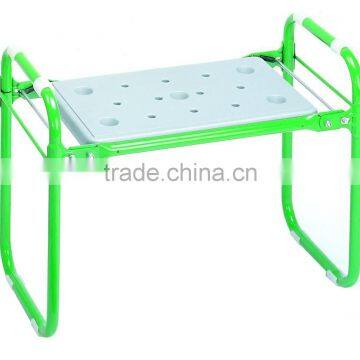 Folding garden kneeler and seat