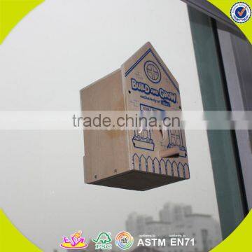 2017 New Fashion Funny Children Wooden Bird House W03B049 photo-4