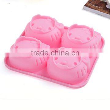 Pink Silicone Cake Molds Baking Tools