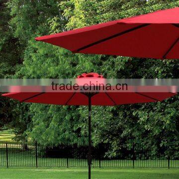 Patio 9 ft Market Outdoor Aluminum Table Patio Umbrella with Push Button Tilt and Crank