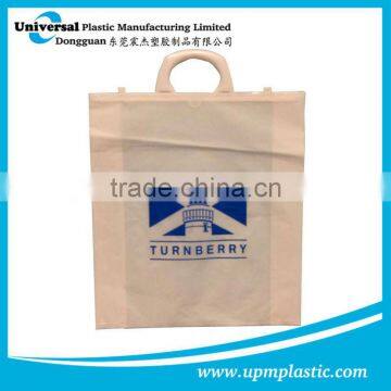 Disposable degradable clip close handle plastic carrier bag