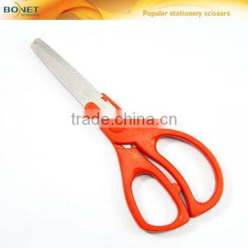 SSC0023 5" red handle school round corner scissors