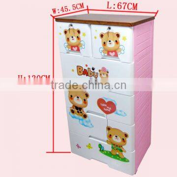 Storage Cabinet Plastic 5 Drawer Baby Plastic Drawer photo-3
