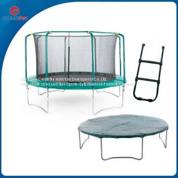 CreateFun Large Straight Pole Fiberglass Trampoline photo-3