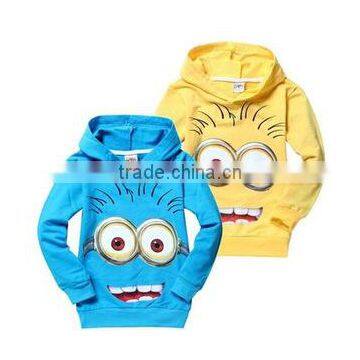 2015 despicable me 2 minion boys clothes girls nova shirts child Spring hoodies Tops & Tee minions