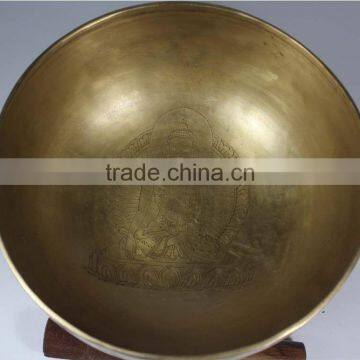 High Quality Pin Hand Carving Buddha 7 Metal With Mantras Old Looking Color Singing Bow photo-3